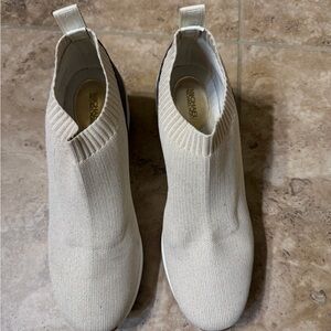 Michael Kors Beige Slip-On Shoes